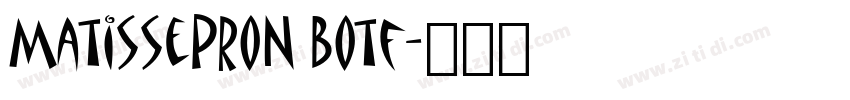 MatisseProN Botf字体转换